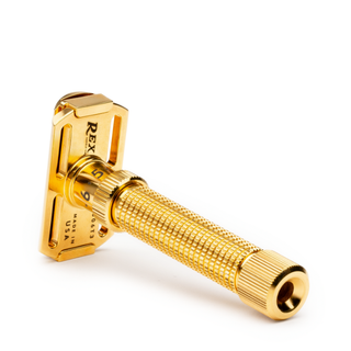 Rex Supply Co. Ambassador DeLuxe Gold Adjustable Stainless Steel DE Razor RSC-101G