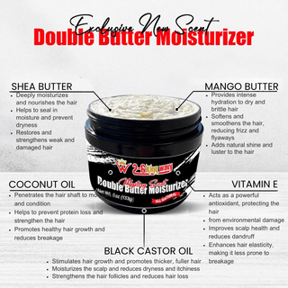 🔥PRE ORDER🔥 Double Butter Moisturizer 8oz (Available Every 26th Day of the month!)