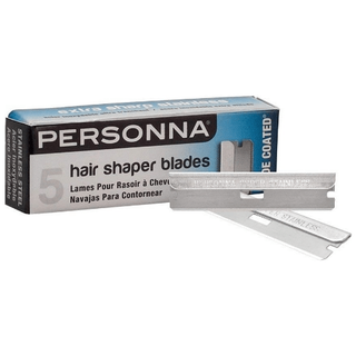 Personna Hair Shaper Blades, Glide Coated, Extra Sharp Stainless, 5 Count