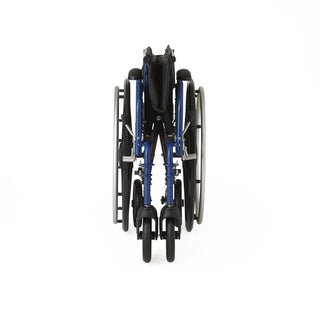 Medline Hybrid 2 Wheelchair + Transport Chair with Removable Desk-Length Arms