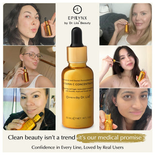 Brightening Vitamin C Glow Serum for Sensitive & Dry Skin – Vegan, Gluten-Free, Anti-Aging, Fragrance-Free