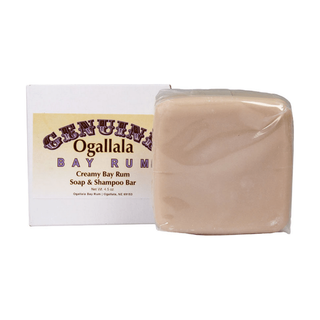 Ogallala Bay Rum Unscented Creamy Soap & Shampoo Bar 4.5 Oz