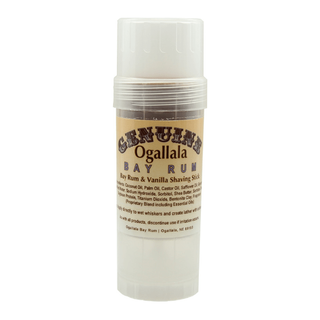 Ogallala Bay Rum & Vanilla Shaving Stick 2.5 Oz