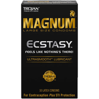 Trojan Magnum Ecstasy Ultrasmooth 10ct (Pack of 3)