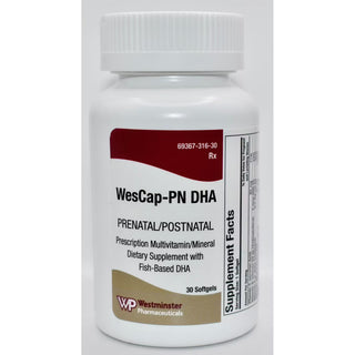 Wescap-PN DHA Dietary Supplement Capsules