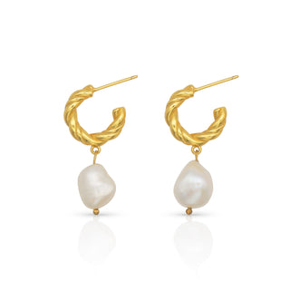 LORRAINE FAURE PEARL EARRINGS