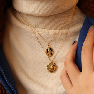 Celeste Charm Dream Gold-Plated Necklace