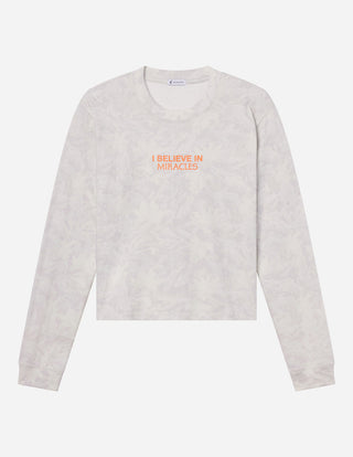 I Believe in Miracles Camo LS Heavyweight Tee