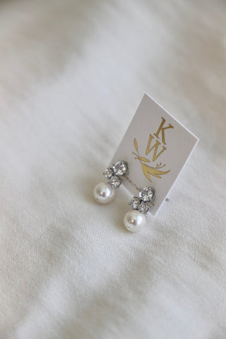 DAHLIA STUD EARRINGS