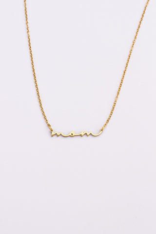 "Mom" Necklace