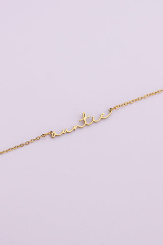 "Auntie" Necklace