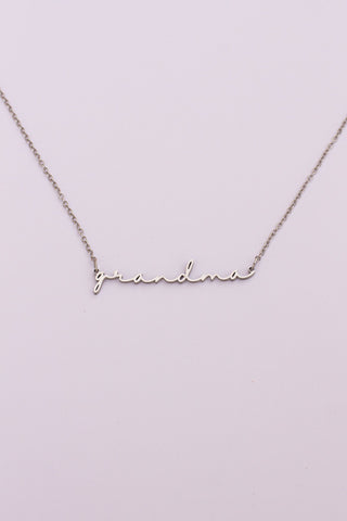 "Grandma" Necklace