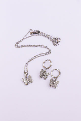 Butterfly Huggie Hoop