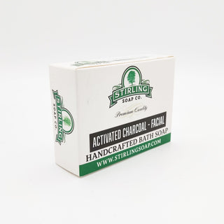 Stirling Soap Co. Activated Charcoal - Facial Bath Soap 5.5 Oz