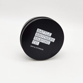 Battle Brothers Shaving Co. Gin & Cypress Shaving Soap 4 Oz