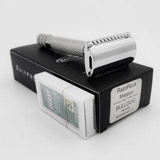 RazoRock Mission - 3 Piece Razor (With 316L SS Bulldog Handle)