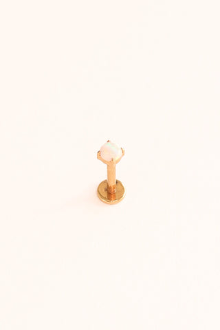 Opal Gem Flat Back Stud