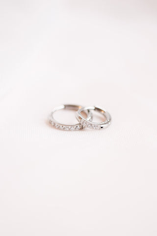 Micro Crystal Hoop