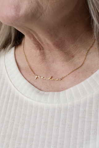 "Grandma" Necklace