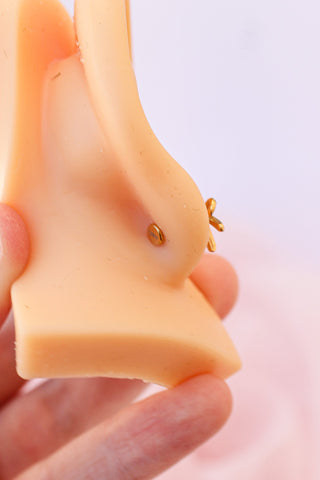 Bow Flat Back Stud