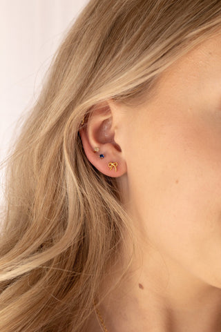 Bow Flat Back Stud
