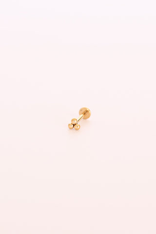 Tri-Dot Flat Back Stud