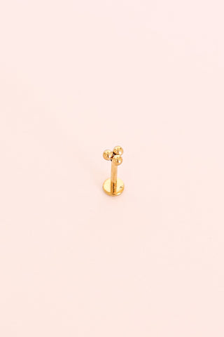Tri-Dot Flat Back Stud