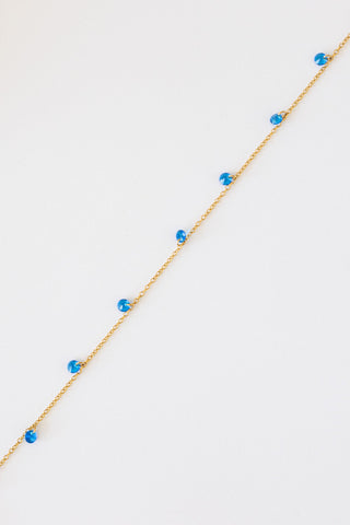 Madison Anklet in Blue