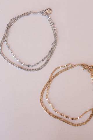 Lorelei Layered Anklet