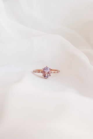Rapunzel Ring in Lavender Quartz