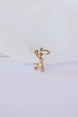 Prancer Huggie Hoop