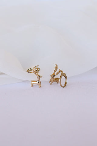 Prancer Huggie Hoop
