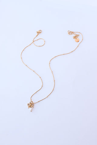 Jane Bow Necklace