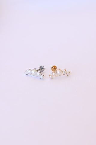 Hepburn Flat Back Stud