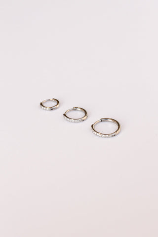 Micro Crystal Hoop