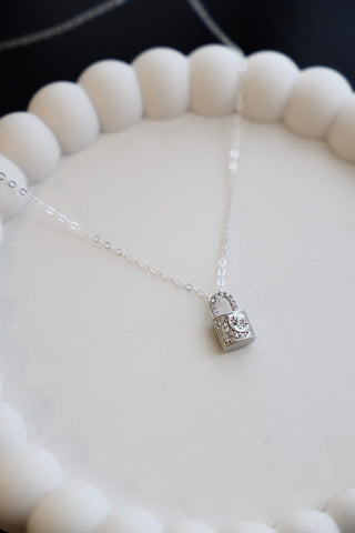 DX CELESTIAL LOCK CHARM NECKLACE