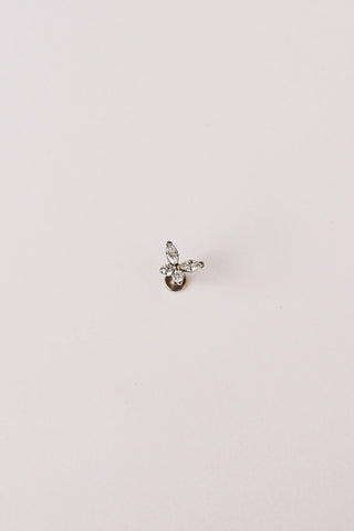 Crystal Butterfly Flat Back Stud