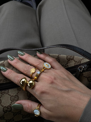 NEVA LANGAIS GOLD RING