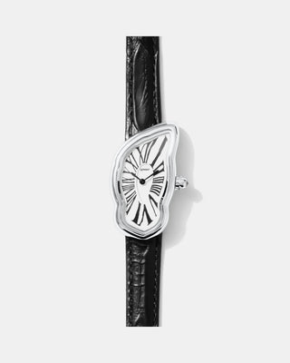 Melting Watch Large Silver