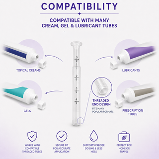 Disposable Vaginal Cream Applicators  for Premarin, Estace & many others (15ct)