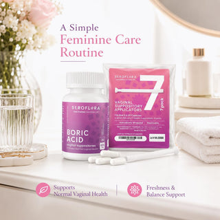 Boric Acid Vaginal Suppositories with Applicators (30/7ct)