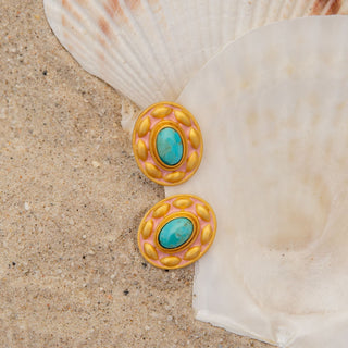 Island in the Sun Stud Earrings