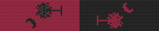 Key Fob - Palmetto Moon Garnet Black Combo
