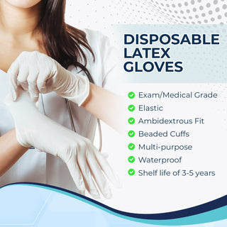 CHA Essential Latex Exam Gloves