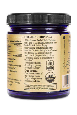 Triphala (Organic Cold Water Extract Powder)