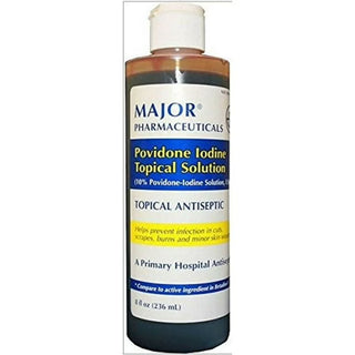 Major Povidone Iodine Topical Solution 10%- 8oz