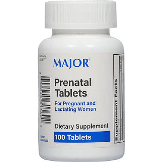 MAJOR Prenatal Vitamin Tablets (100 Count)