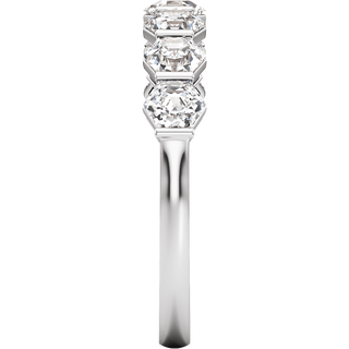 Éloise 14K White Gold 1 1/2 CTW Hexagon Lab-Grown Diamond Anniversary Band