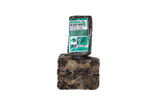 Moringa Black Soap Bar Vegan Organic 100% Natural from Ghana Approximately 16oz