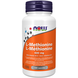 NOW Foods L-Methionine Powder, USP Grade, 500 Grams (1.1 lbs)